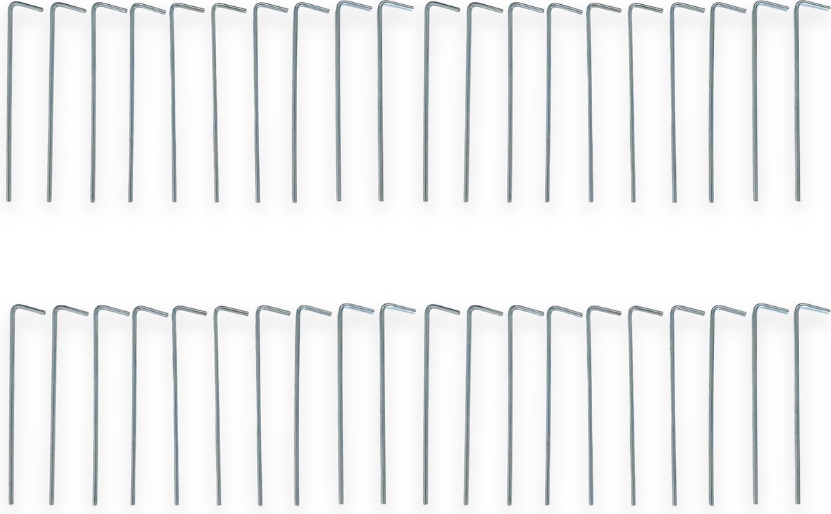 Redcliffs Outdoor Gear Haringen - Tentaccessoires - 40 Stuks - 18cm - Verzinkt Staal
