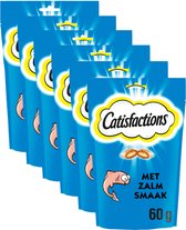 Catisfactions Kattensnack - Zalm - 6 x 60g