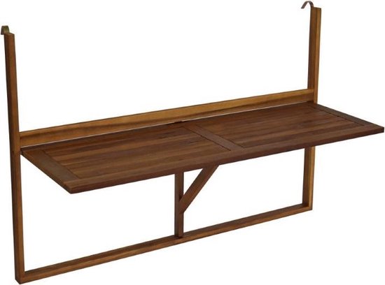 Balkontafel inklapbaar 120*44.5 cm Acacia hout - groot | bol.com