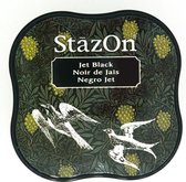 Tsukineko StazOn Midi Inkpad - Jet Zwart
