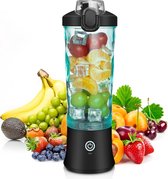 Draagbare Smoothie Blender - Oplaadbaar - Met Draagbare IJsblokjesvorm - Geniet Onderweg van Verse Smoothies