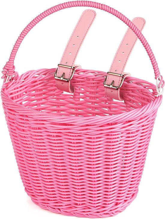 LUKIUP Eenhoorn fietsmand voor kinderen, 20 x 15 x 13 cm, met fietsbel, fietsaccessoires, afneembaar, waterdicht, robuuste fietsmand voor jongens en meisjes, school, outdoor