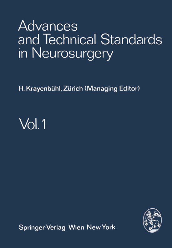 Advances and Technical Standards in Neurosurgery - cover
