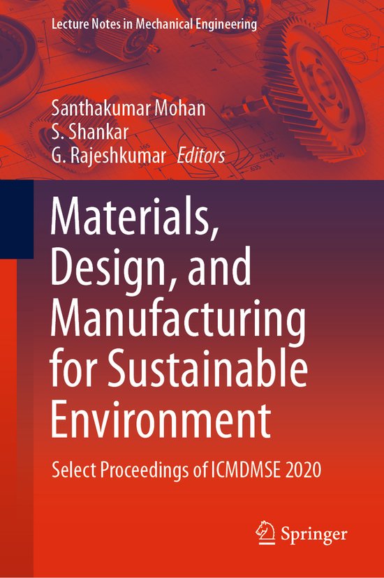 Materials Design and Manufacturing for Sustainable Environme ... - cover