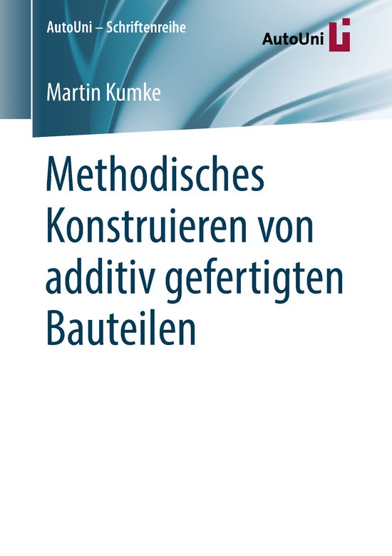 AutoUni – Schriftenreihe124- Methodisches Konstruieren von ... - cover