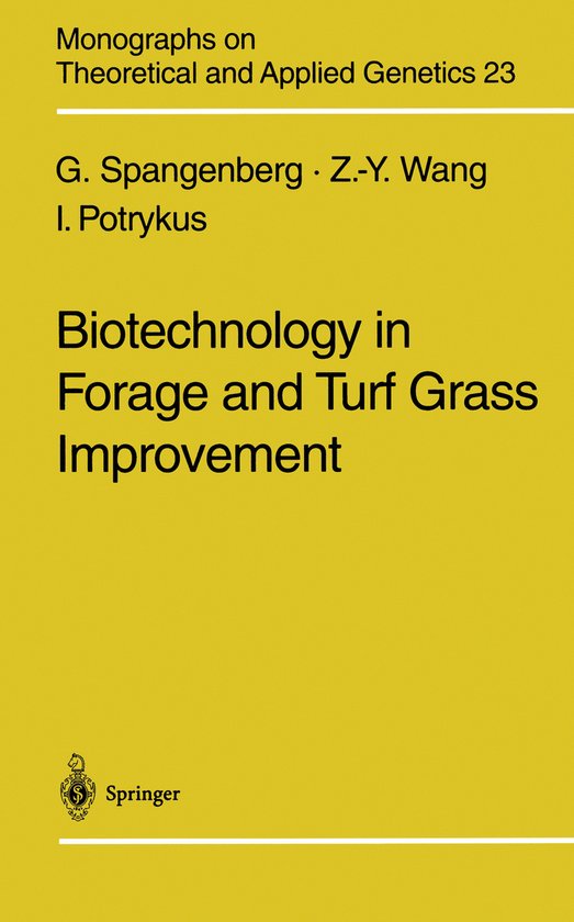 Biotechnology in Forage and Turf Grass Improvement - cover