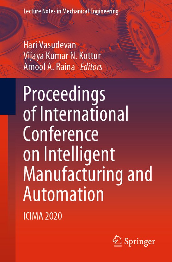 Proceedings of International Conference on Intelligent Manuf ... - cover