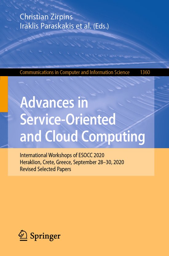 Advances in Service Oriented and Cloud Computing - cover