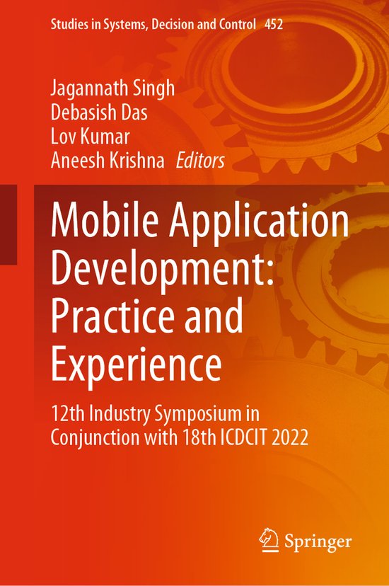 Studies in Systems, Decision and Control452- Mobile Applicat ... - cover