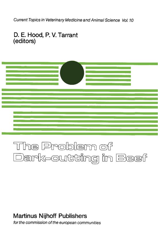 Current Topics in Veterinary Medicine-The Problem of Dark-Cu ... - cover