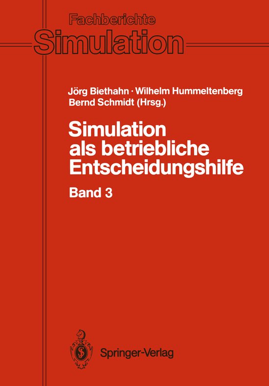 Fachberichte Simulation17- Simulation als betriebliche Entsc ... - cover