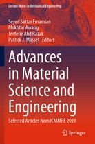 Lecture Notes in Mechanical Engineering- Advances in Material Science and Engineering