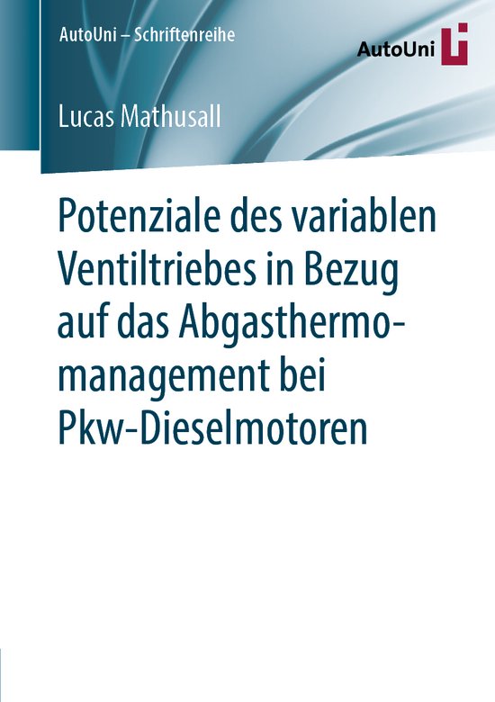 Potenziale des variablen Ventiltriebes in Bezug auf das Abga ... - cover