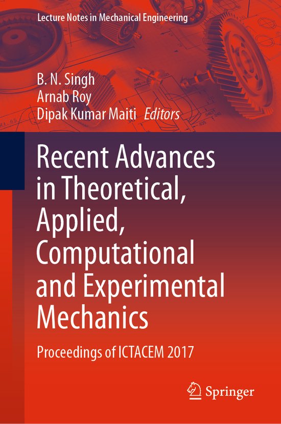 Recent Advances in Theoretical Applied Computational and Exp ... - cover