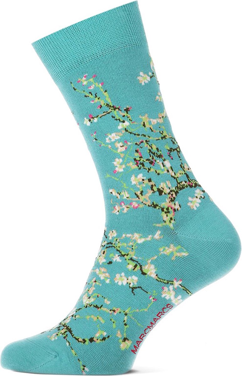 Marcmarcs heren Y2 sokken almond blossom blauw