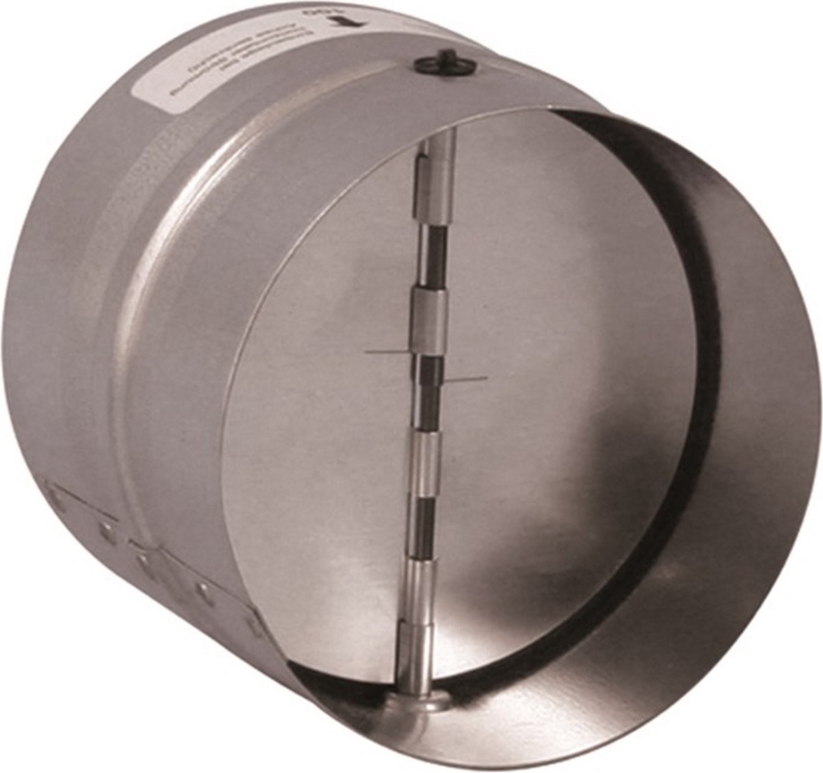 Buisverbinder Aluminium vlinderklep doorsnede 125 mm