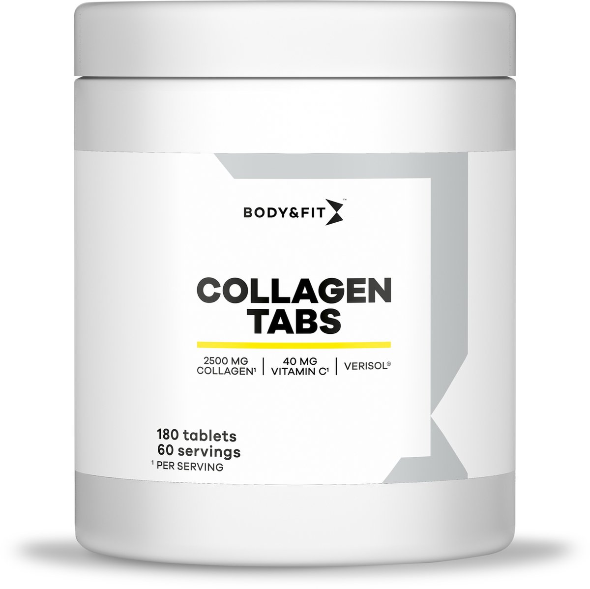 Bol.com Body & Fit Collagen Tabs - Supplement voor Haar, Huid en Nagels - Collageen Tabletten met Vitamine C - 180 stuks aanbieding