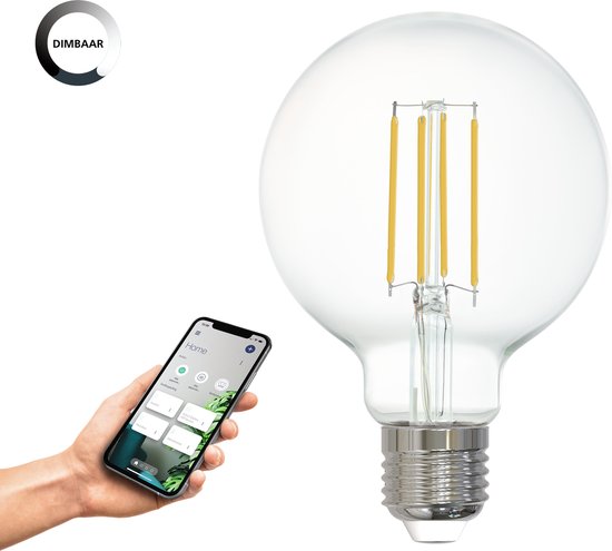 EGLO connect.z  Smart LED Lamp - E27 - Ø 8 cm - 2700K - Dimbaar - Zigbee