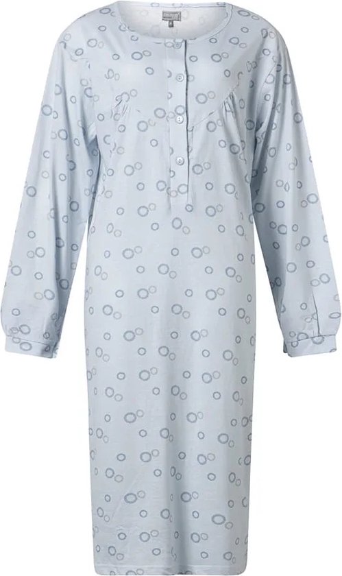 Pip Studio Diogo Nachthemd Lange Mouw Coco Flower Blauw | Pip Studio
