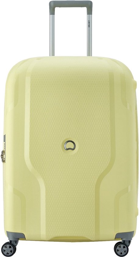 Delsey Valise rigide / Trolley / Valise de voyage - Clavel - 70 cm (grande) - Jaune