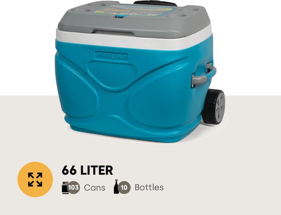 Pinnacle Prudence Roller (66 Liter) Koelbox op wielen Blauw van Pinnacle. — afbeelding 3