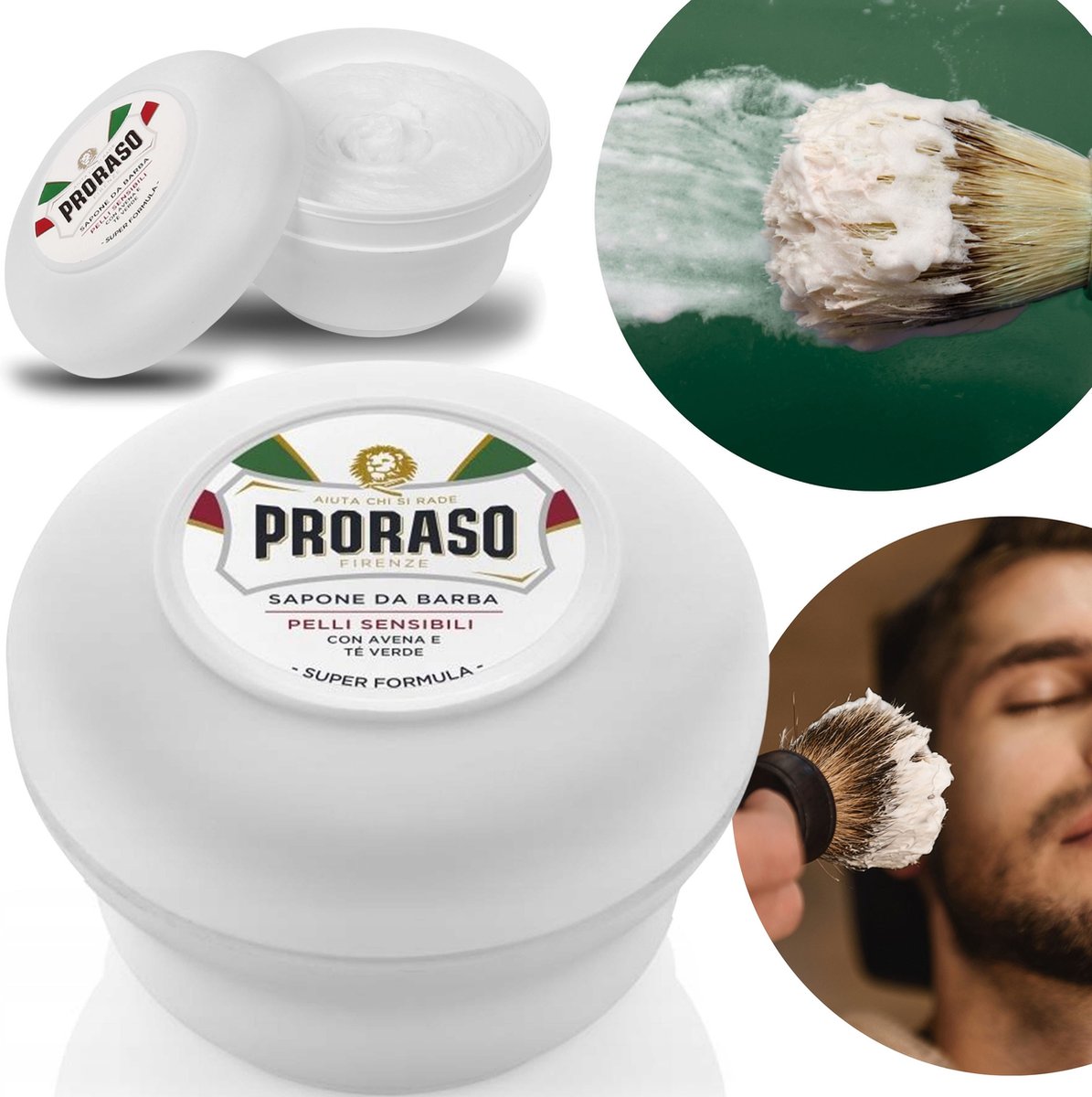 Bol.com Proraso - Scheerzeepcrème voor Gevoelige Huid, 150ml aanbieding