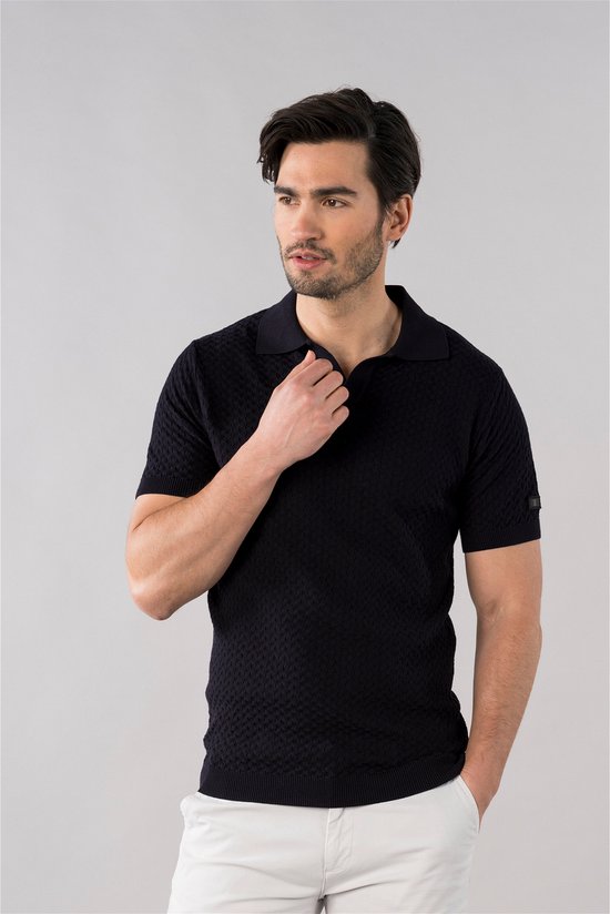 Presly & Sun - Heren Polo - Donker Blauw - XXL - Jax