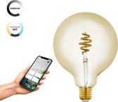EGLO connect.z  Smart LED Lamp - E27 - Ø 12,5 cm - G125 - Instelbaar wit licht - Dimbaar