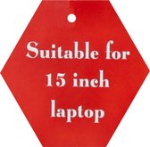 Genicci Noble Laptoptas 15,6 inch (34.5x19.4 cm) - Donkerbruin