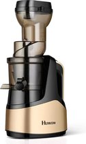 Momentum® - Slowjuicer XL - Sapcentrifuge - Krachtige Motor - Blender - Voor smoothies - Slowjuicer voor Groente en Fruit - 2L Capaciteit - 44x22x14cm - 200W - Goud
