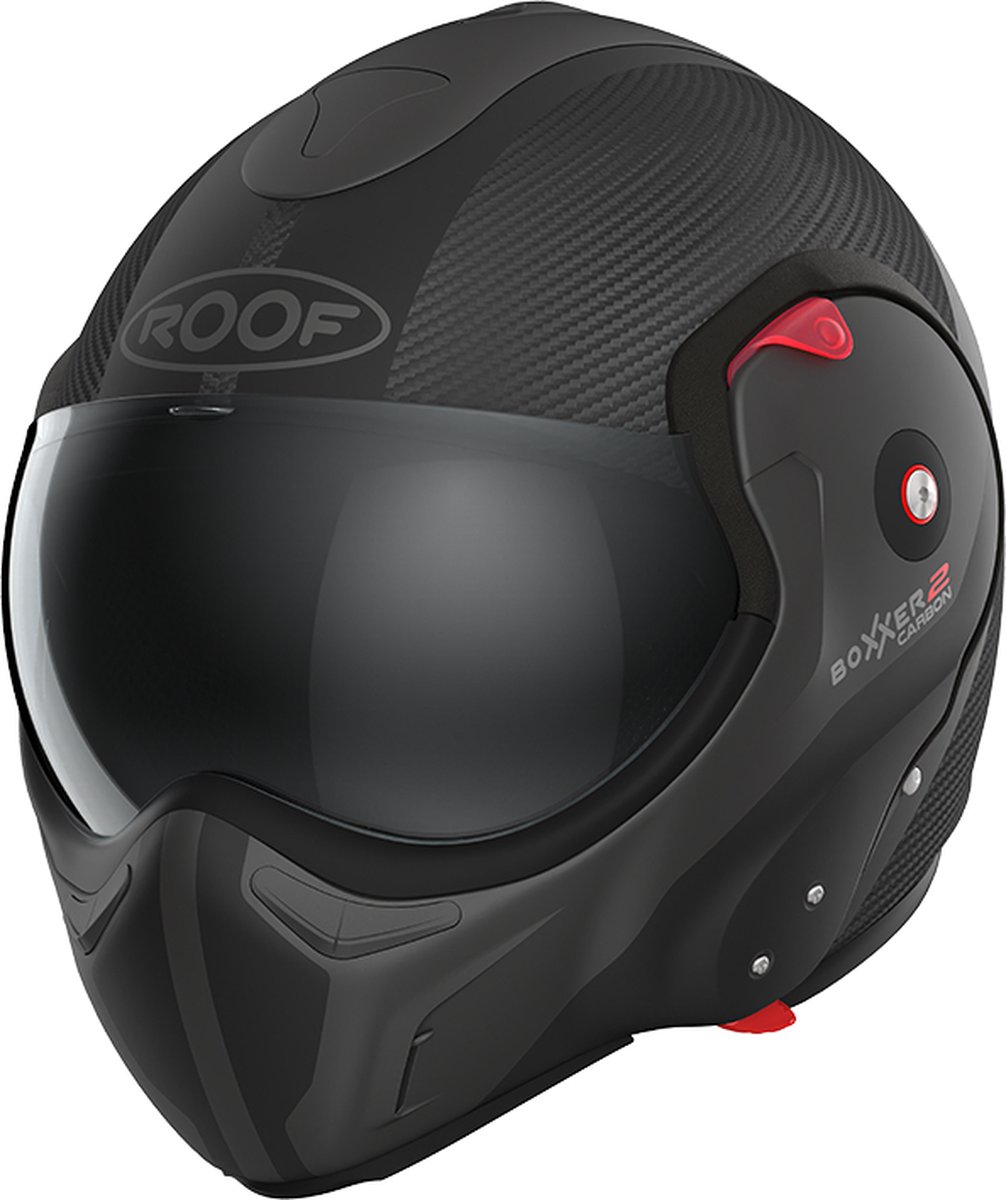 Roof Helm Boxxer 2 Carbon Wonder mat zwart maat XL