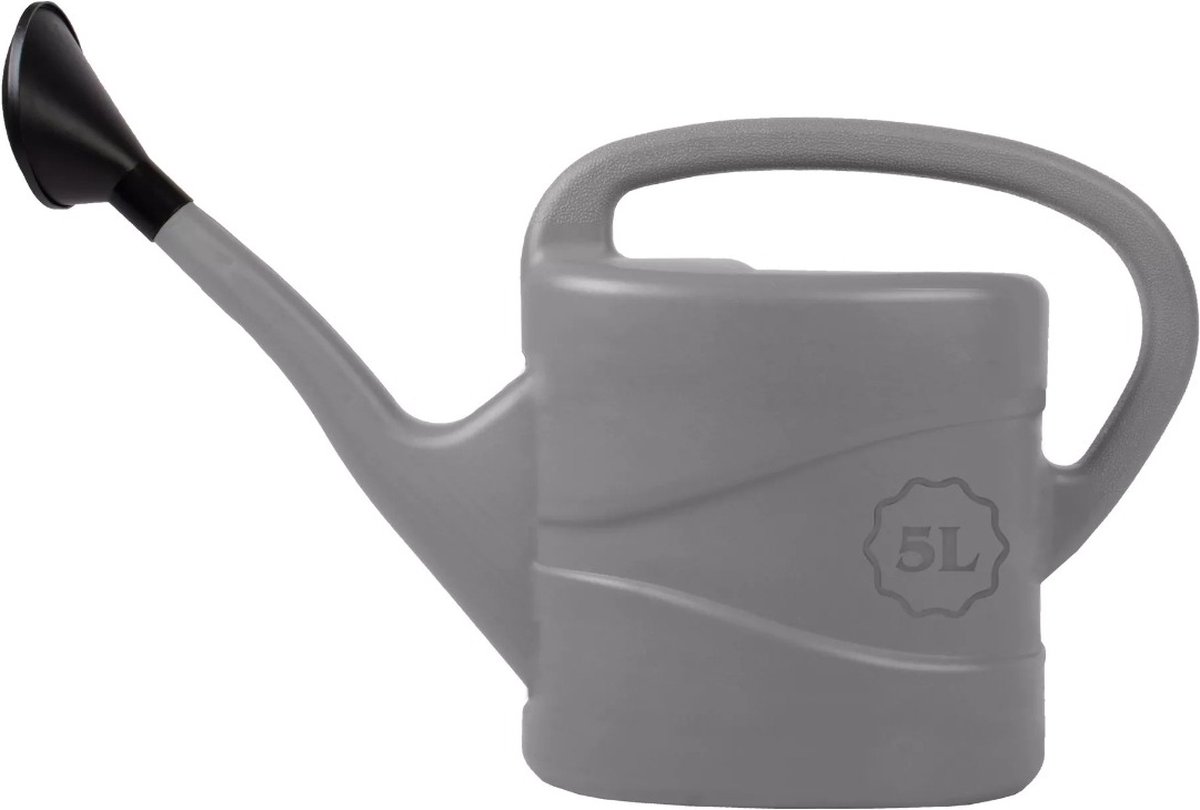 Talen Tools - Gieter - Met broeskop - Kunststof - 5 liter - Grijs