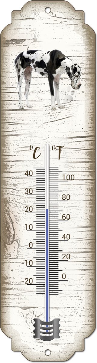 Thermometer: Duitse dog | Hondenras | Temperatuur binnen en buiten | -25 tot +45C
