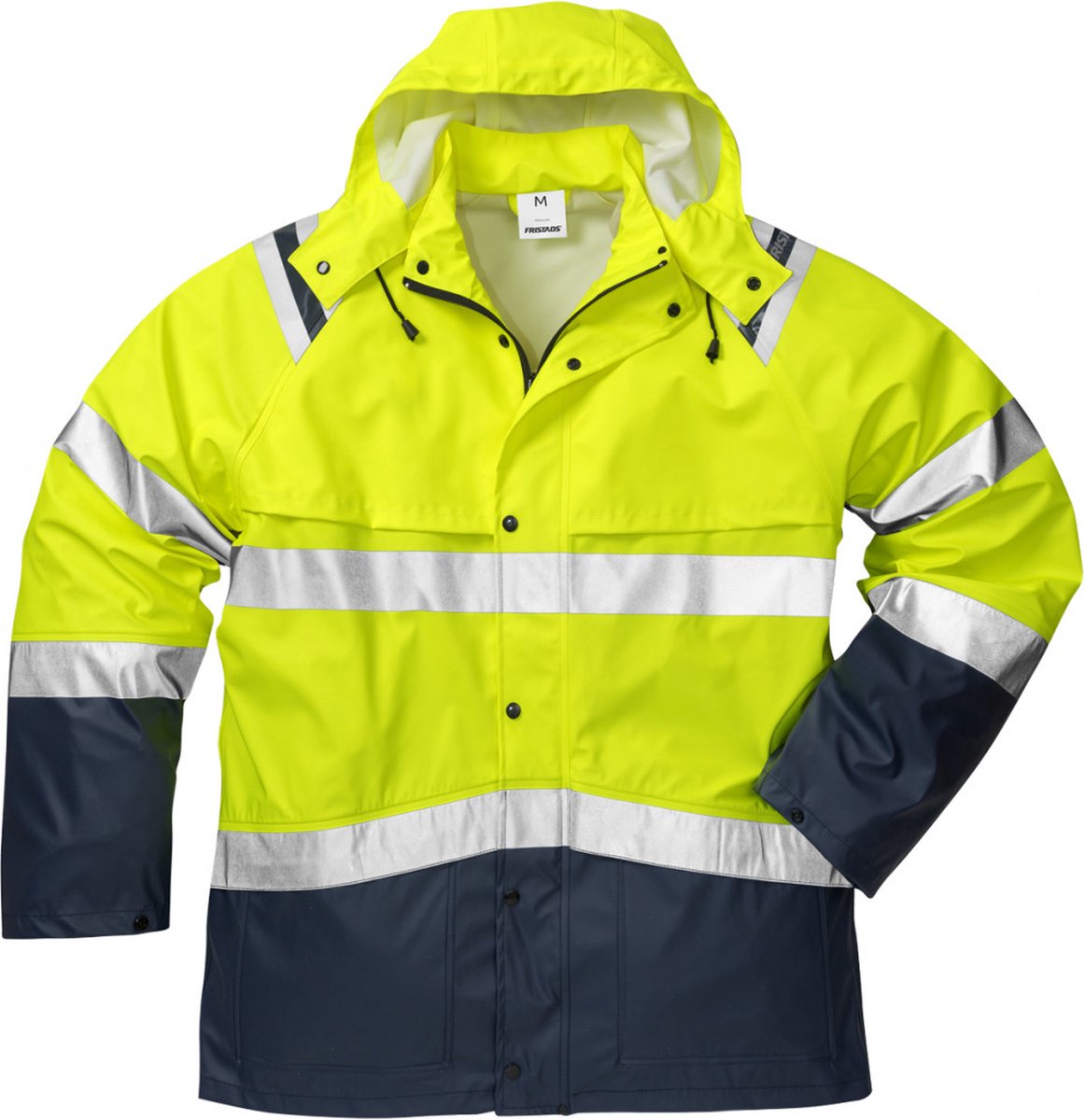 Fristads Hi Vis Regenjack Klasse 3 4624 Rs Hi-Vis Marineblauw