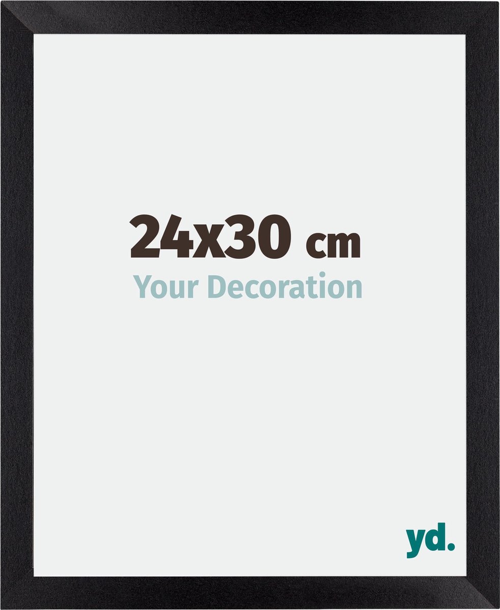 yd. Your Decoration - Fotolijst 24x30 cm - MDF - Zwart Mat - Mura