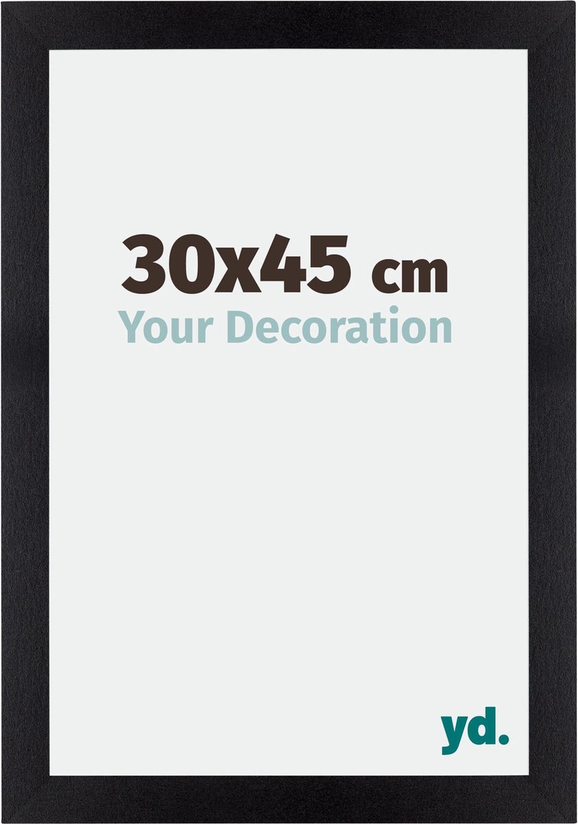 yd. Your Decoration - Fotolijst 30x45 cm - MDF - Zwart Mat - Mura