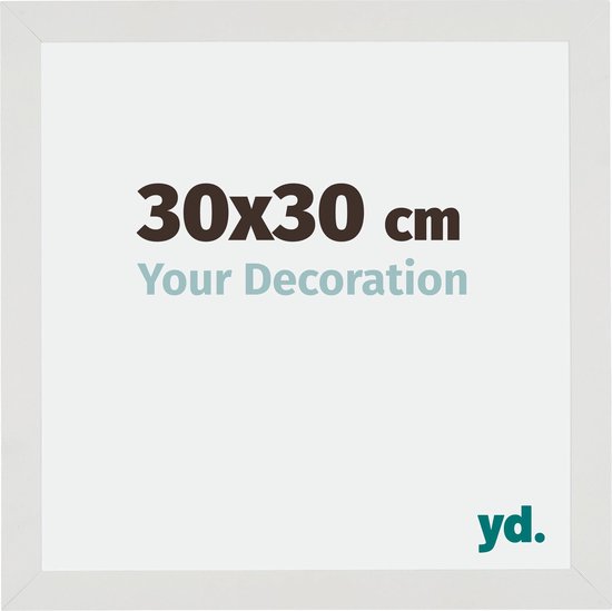 Cadre Photo Mura Your Decoration - 30x30cm - Wit Mat