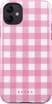 BURGA Telefoonhoesje voor iPhone 12 - Schokbestendige Hardcase Hoesje - Think Pink