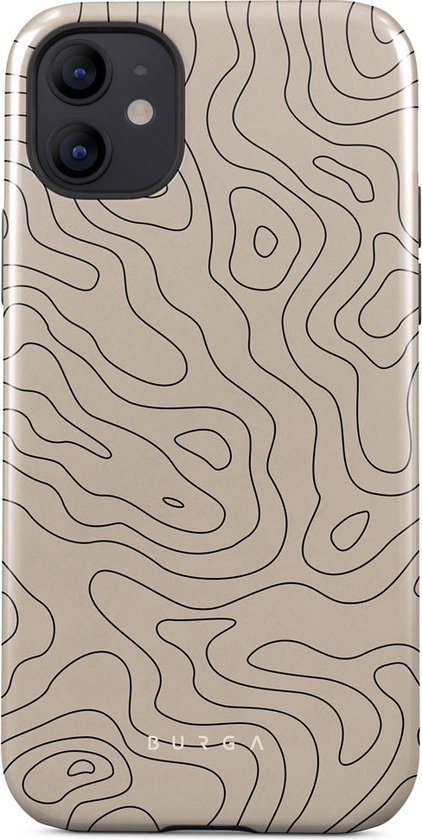 Foto: Burga telefoonhoesje voor iphone 12 schokbestendige hardcase hoesje wild terrain