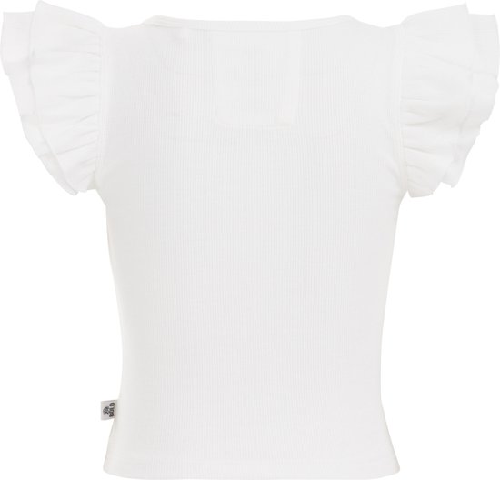 WE Fashion Filles - T-shirt court avec volants