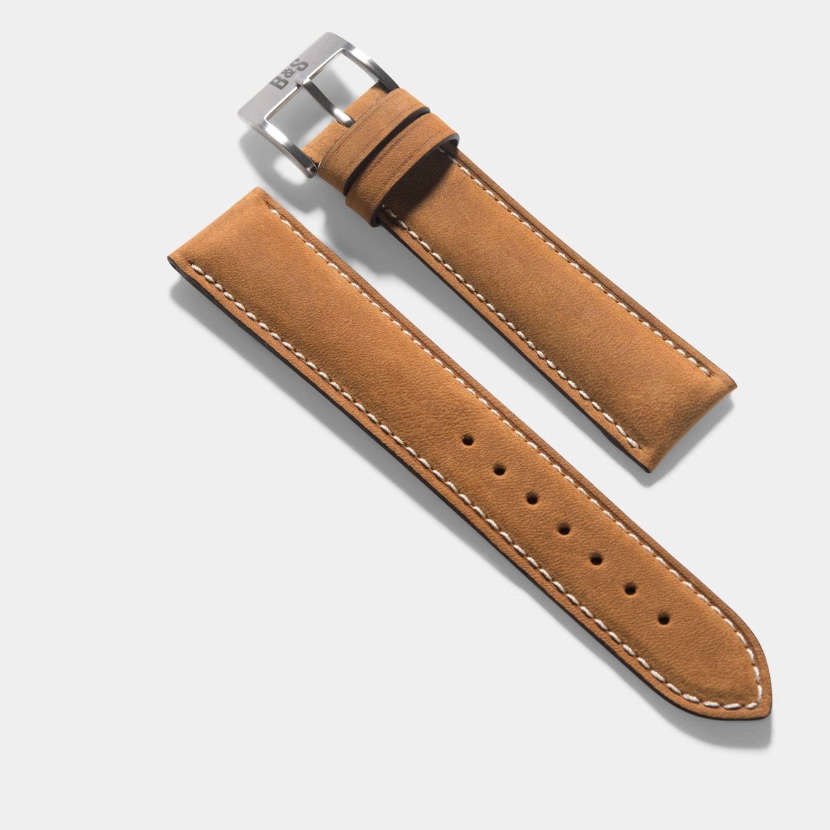 BS Leren Horlogeband Luxury - Mountain Brown - 20mm
