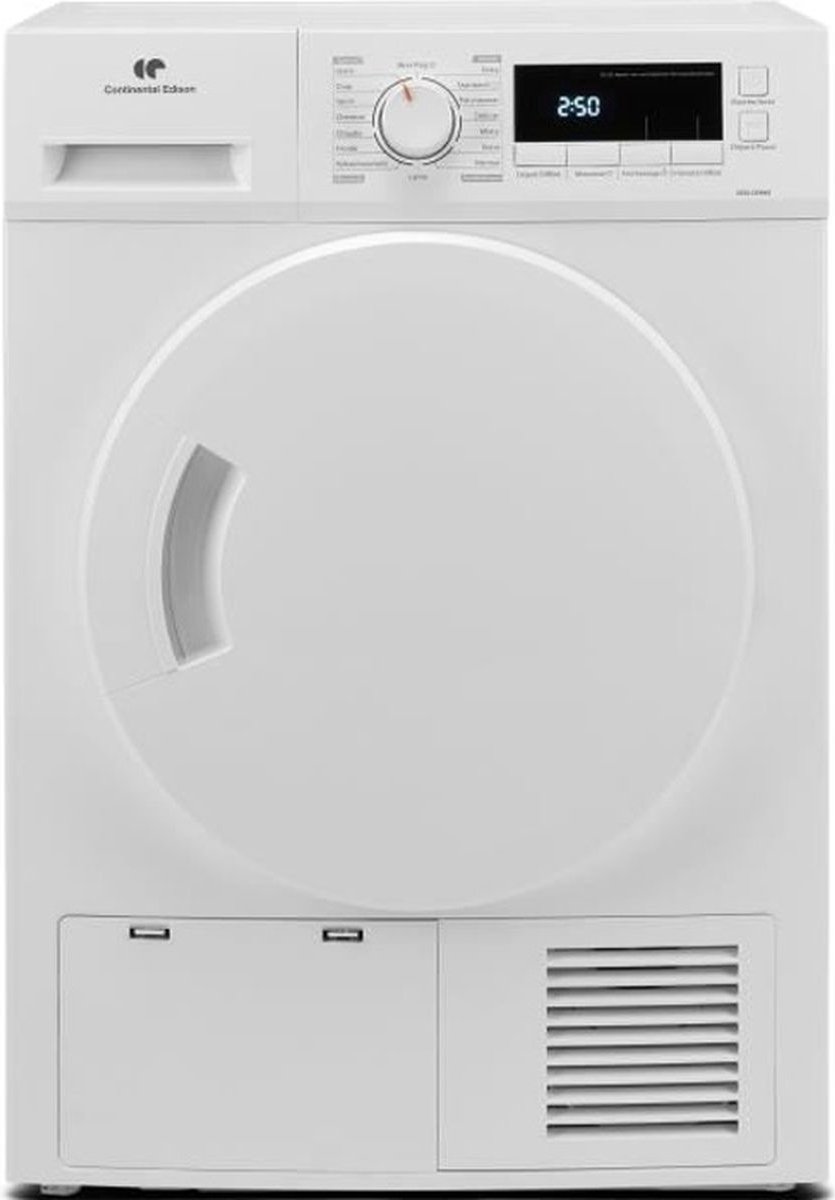 Continental Edison CESLCE8WV condensdroger 8kg Breedte 59 5 cm Klasse B Wit