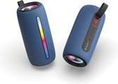 Enceinte Bluetooth Denver sans fil - Effets de lumière - Boîte à Musique - AUX - Appairage TWS - BTL360 - Blauw