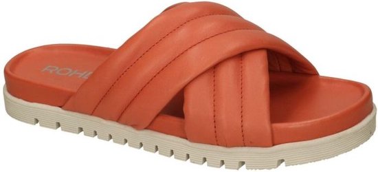 Rohde -Dames - roze donker - slippers & muiltjes - maat 37