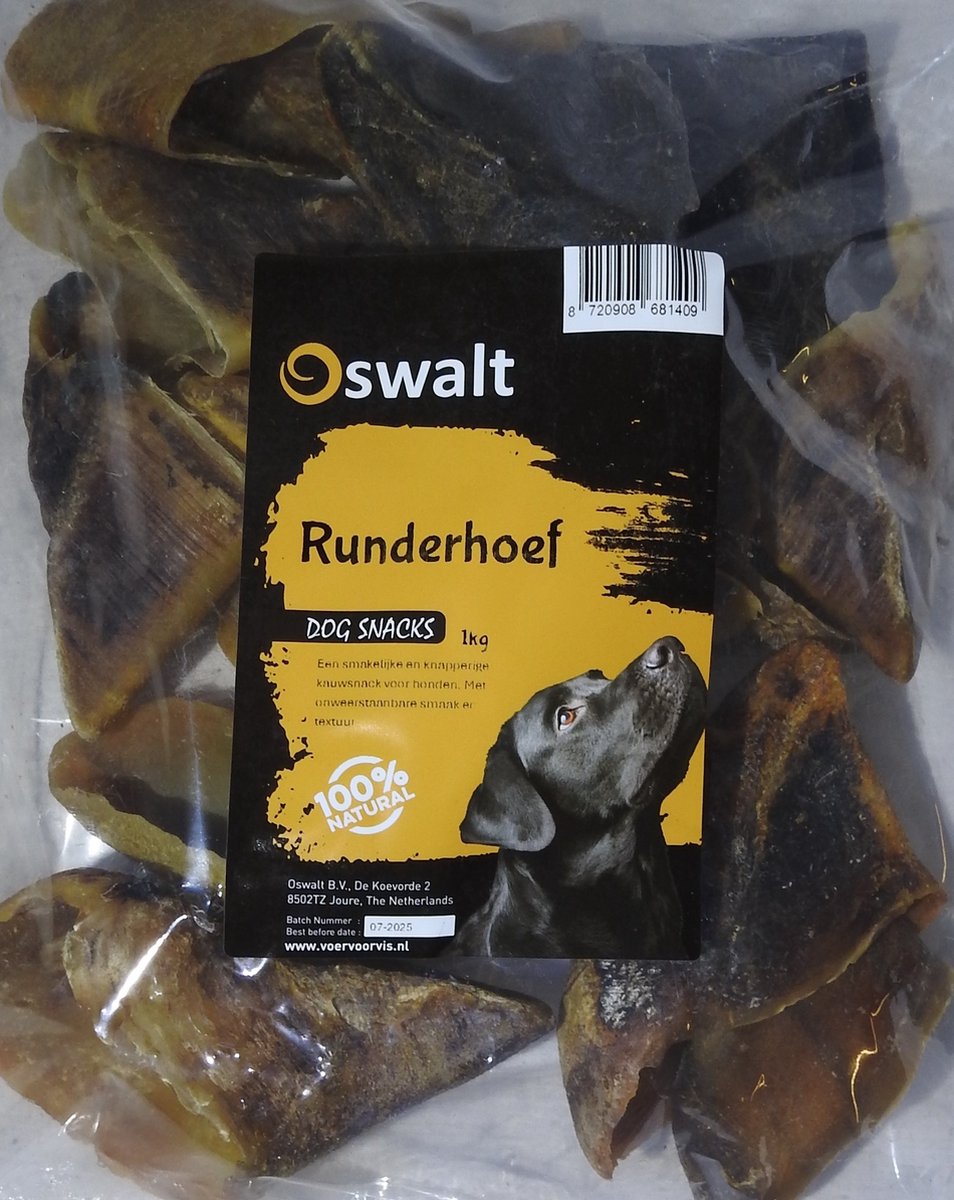 Oswalt Runderhoeven - Hondensnack - 1kg