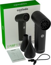 Coolado ePump X USB Draadloze Lucuchtpomp voor Snel en Krachtig Opblazen en Vacuüm zuigen van Inflatables, LayTube, Luchtbedden, Zwembaden, Strandspeeltuigen