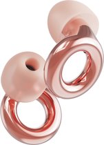 Loop Earplugs Experience - bouchons d'oreilles - protection auditive (18dB) en XS/ S/M/L - ultra confortables - adaptés à la musique, aux concerts, aux événements et aux voyages - or rose