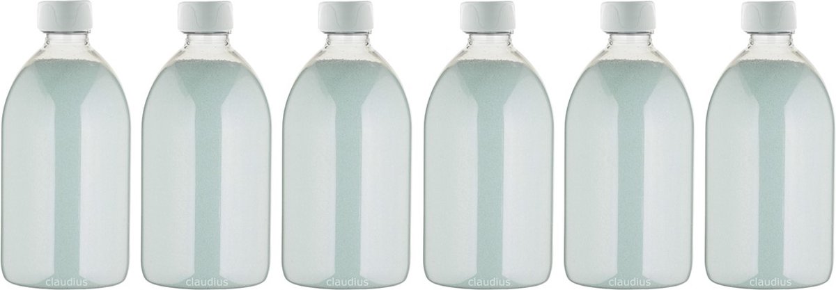 Goedkoopste Scrubzout Hammam Herbal - 650 gram - Fles met witte dop - set van 6 stuks - Hydraterende Lichaamsscrub