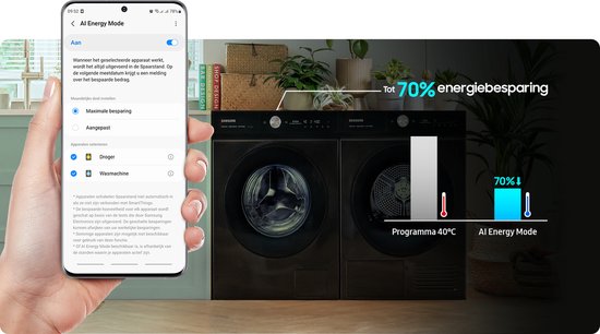 Samsung AI Wash WW11DG6B85LEU3 - 6000 serie - wasmachine - 10% zuiniger dan energielabel A