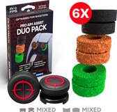 ProFPS Duo Pack geschikt voor PlayStation 4 (PS4) & PlayStation 5 (PS5) Controller - Precision Rings + Thumbsticks Mixed - eSports Gaming Accessoires
